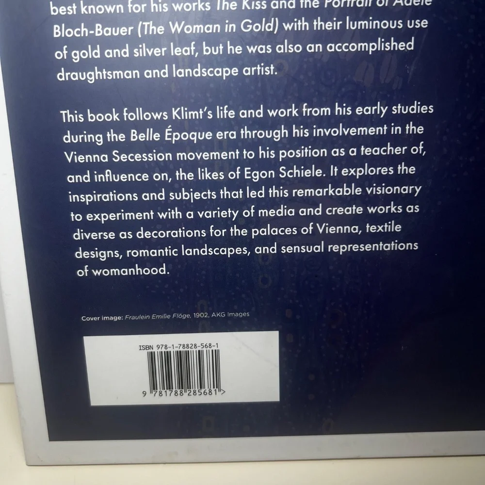 Gustav Klimt A N Hodge 2023 Arcturus Art Masters Nouveau Hardcover Art Book - Picture 5 of 6